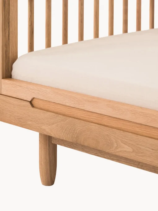 Niños Nobodinoz Cama infantil de madera de roble Pure, 70 x 140 cm