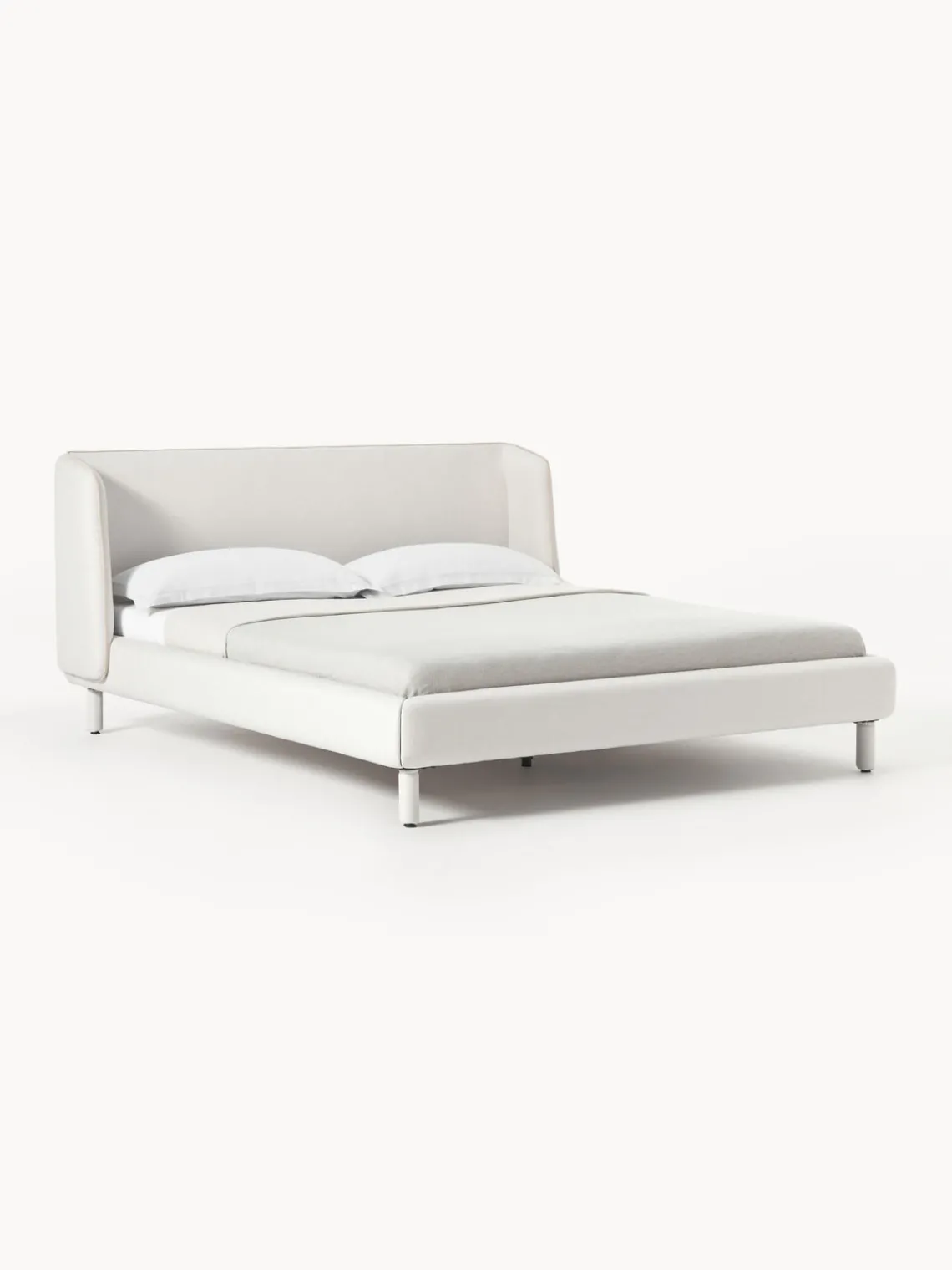 Westwing Collection Cama tapizada con cabecero Luma^ Camas Tapizadas