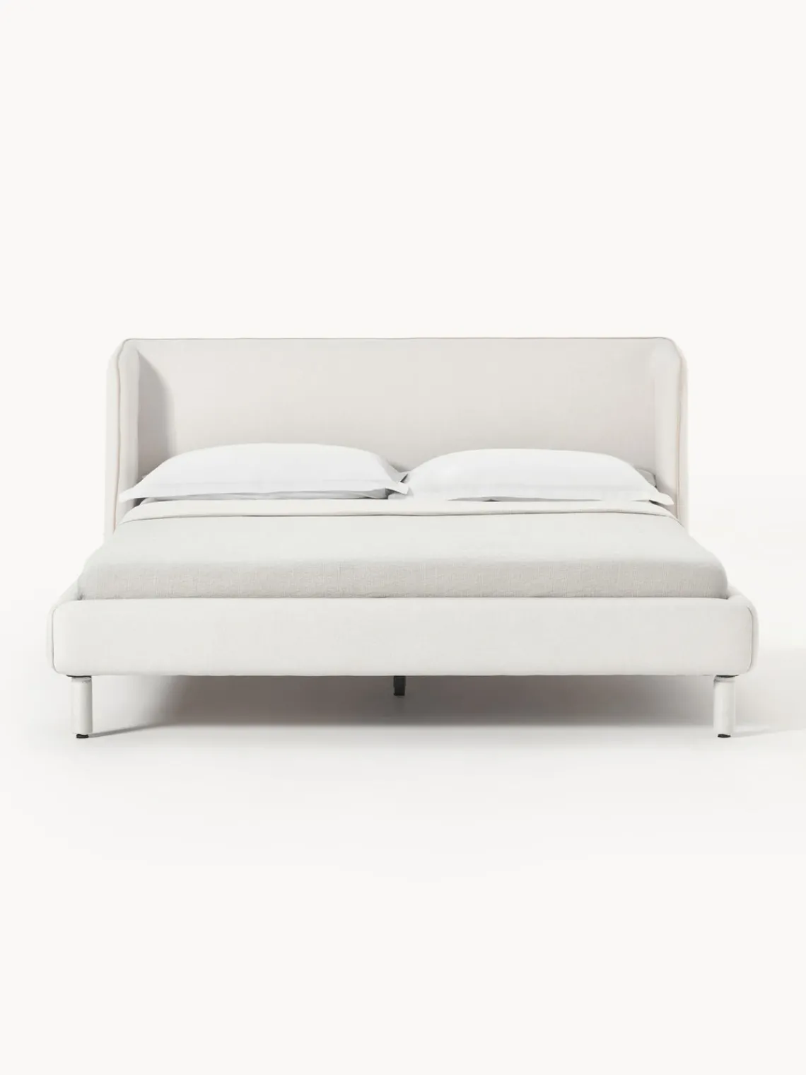 Westwing Collection Cama tapizada con cabecero Luma^ Camas Tapizadas