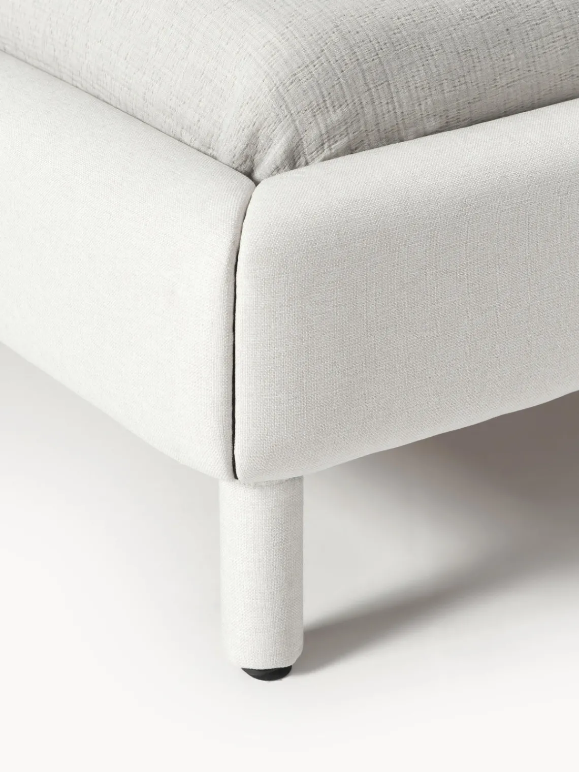 Westwing Collection Cama tapizada con cabecero Luma^ Camas Tapizadas