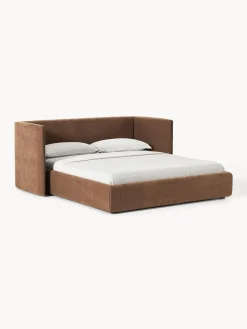 Westwing Collection Cama tapizada con cabecero plegable Otis