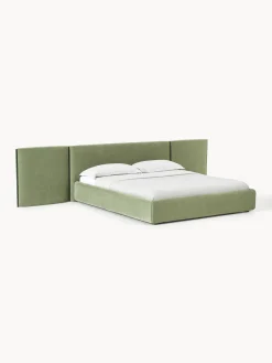 Westwing Collection Cama tapizada con cabecero plegable Otis^ Camas Tapizadas