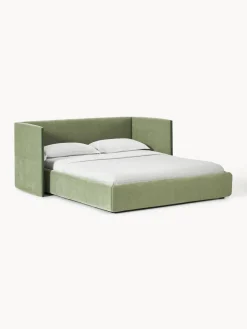 Westwing Collection Cama tapizada con cabecero plegable Otis^ Camas Tapizadas