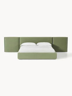 Westwing Collection Cama tapizada con cabecero plegable Otis^ Camas Tapizadas