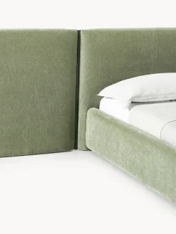 Westwing Collection Cama tapizada con cabecero plegable Otis^ Camas Tapizadas