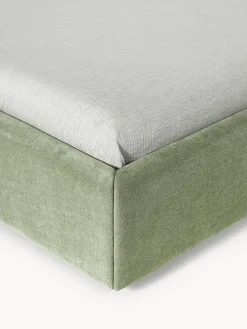 Westwing Collection Cama tapizada con cabecero plegable Otis^ Camas Tapizadas