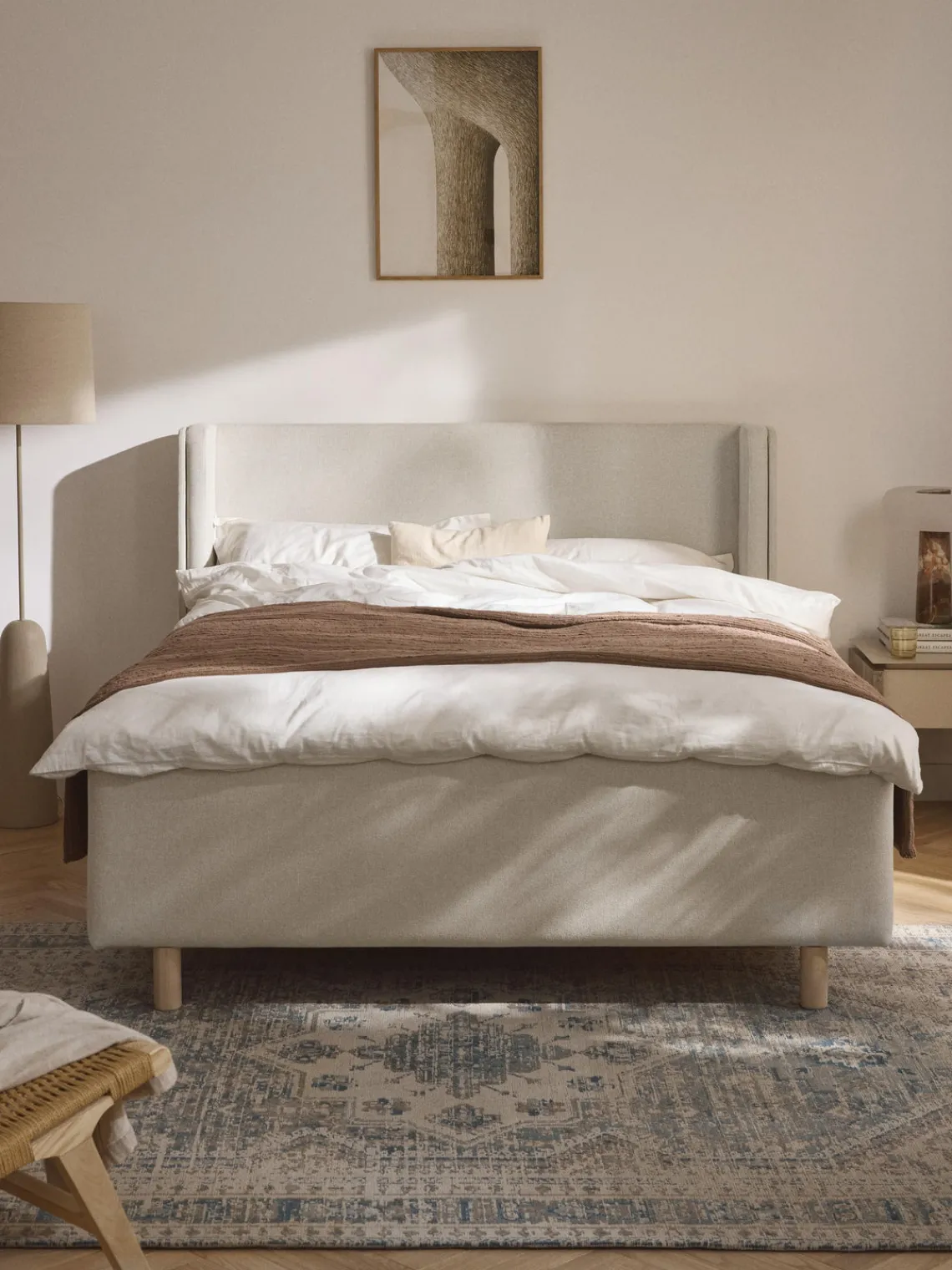 Westwing Collection Cama tapizada con espacio de almacenamiento Arche^ Camas Tapizadas|Camas