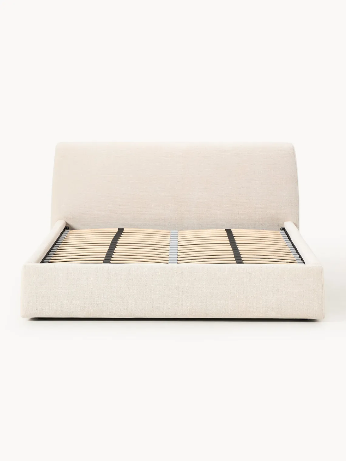 Westwing Collection Cama tapizada con espacio de almacenamiento Cloud