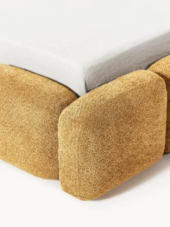 Westwing Collection Cama tapizada de borreguillo bouclé Tayla^ Camas Tapizadas|Camas