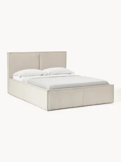 Westwing Collection Cama tapizada de pana con espacio de almacenamiento Dream^ Camas Tapizadas|Camas
