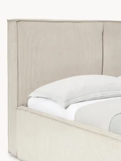 Westwing Collection Cama tapizada de pana con espacio de almacenamiento Dream^ Camas Tapizadas|Camas