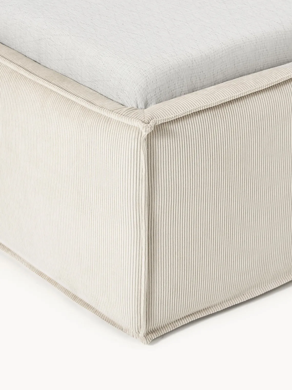 Westwing Collection Cama tapizada de pana Dream