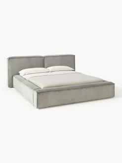 Westwing Collection Cama tapizada en pana Lennon^ Camas Tapizadas|Camas