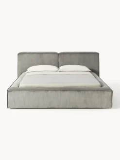 Westwing Collection Cama tapizada en pana Lennon^ Camas Tapizadas|Camas
