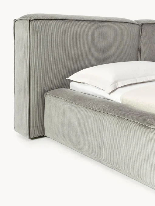 Westwing Collection Cama tapizada en pana Lennon^ Camas Tapizadas|Camas