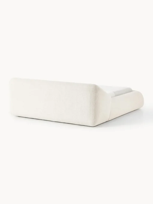 Westwing Collection Cama tapizada en tejido bouclé Sofia