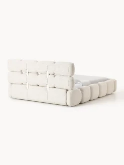 Westwing Collection Cama tapizada en tejido bouclé con espacio de almacenamiento Tayla^ Camas Tapizadas|Camas