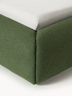 Westwing Collection Cama tapizada en tejido bouclé Sofia