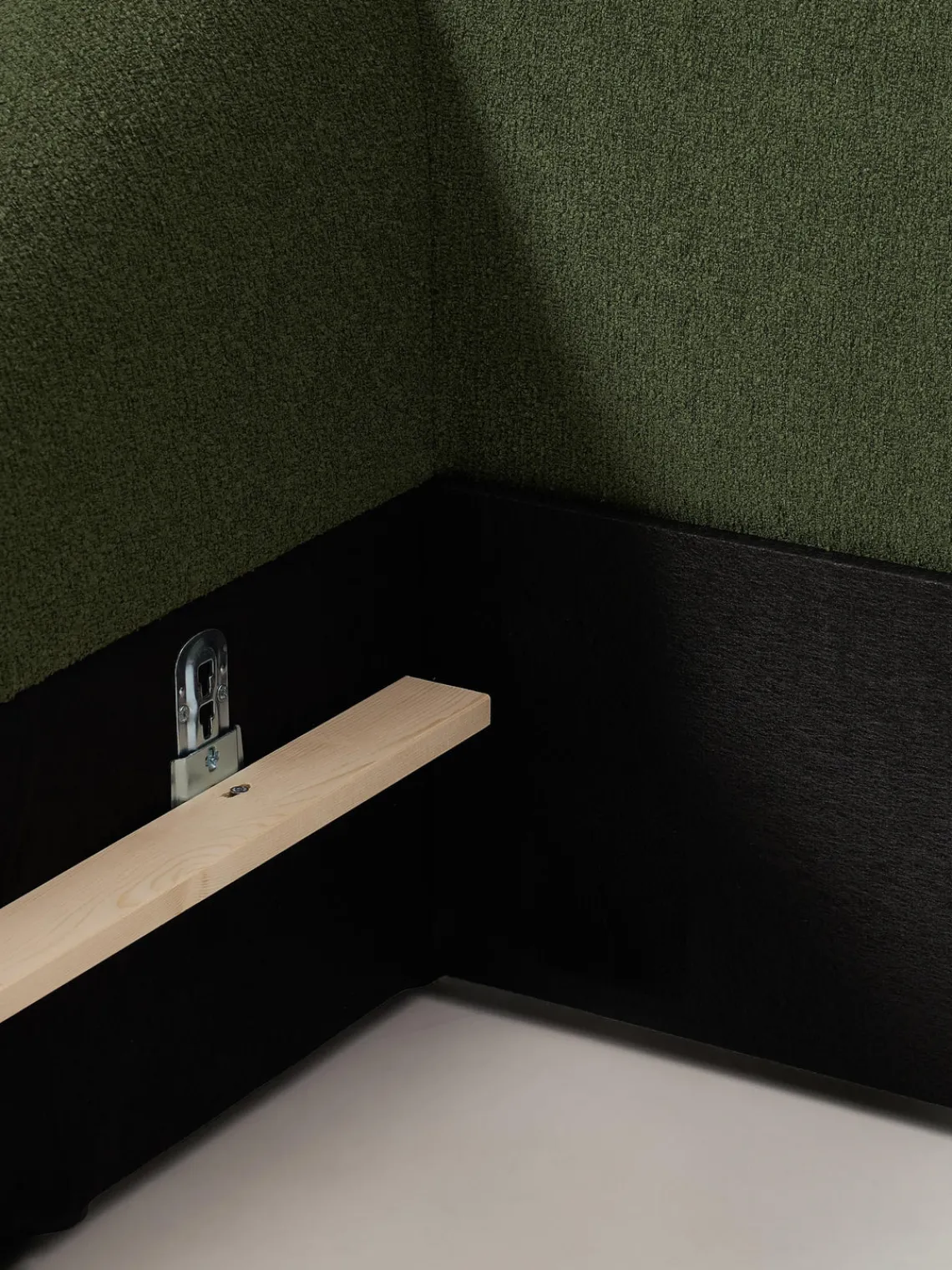 Westwing Collection Cama tapizada en tejido bouclé Sofia