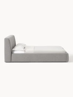 Westwing Collection Cama tapizada en tejido bouclé Cloud