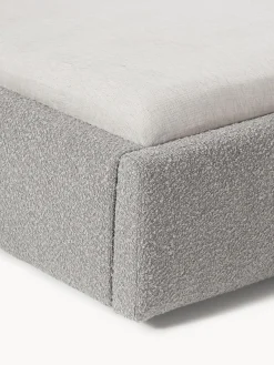 Westwing Collection Cama tapizada en tejido bouclé con espacio de almacenaje Cloud^ Camas Tapizadas|Camas