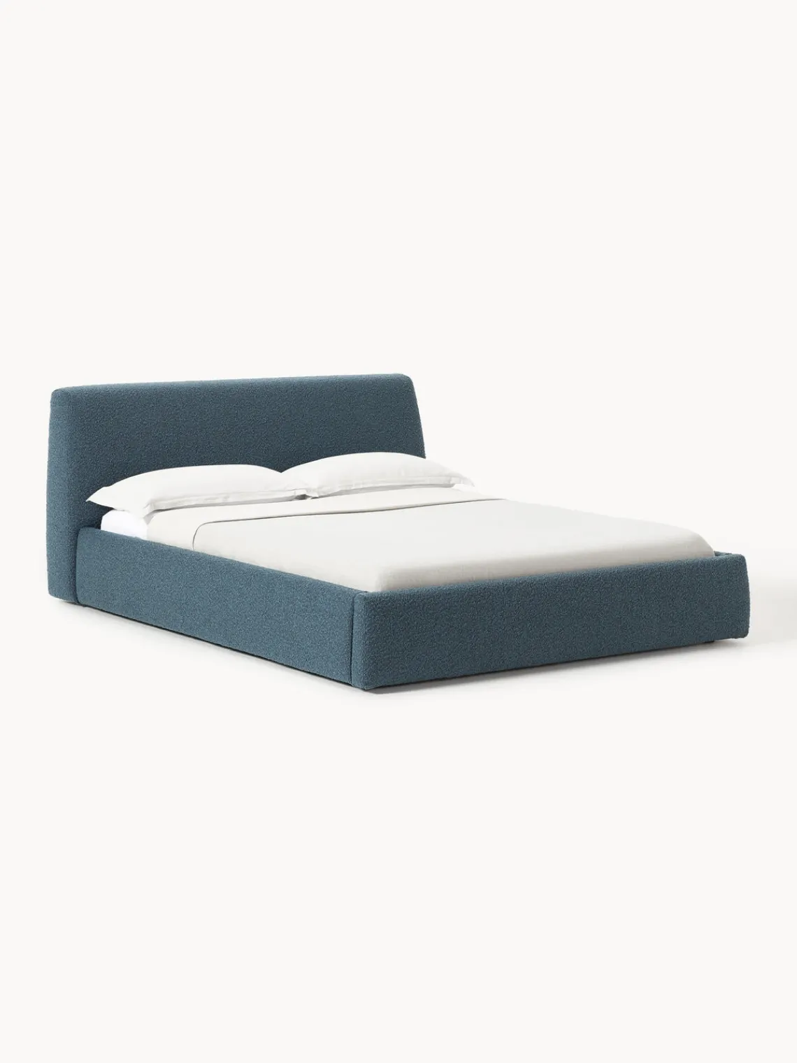 Westwing Collection Cama tapizada en tejido bouclé Cloud^ Camas Tapizadas|Camas
