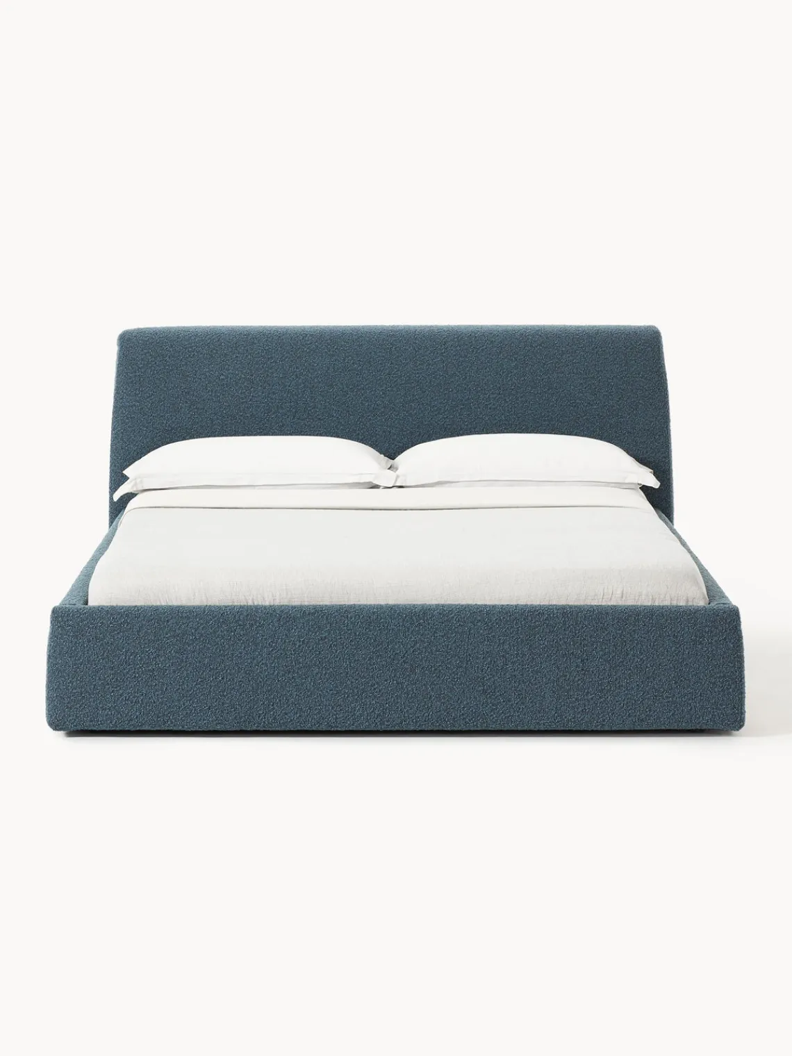 Westwing Collection Cama tapizada en tejido bouclé Cloud^ Camas Tapizadas|Camas