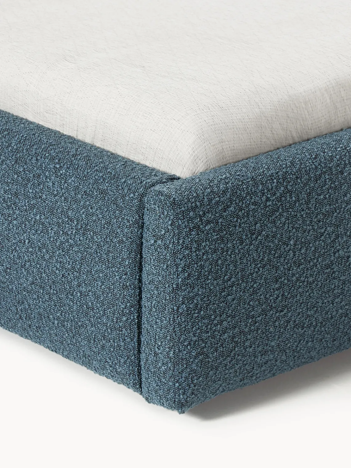 Westwing Collection Cama tapizada en tejido bouclé Cloud^ Camas Tapizadas|Camas