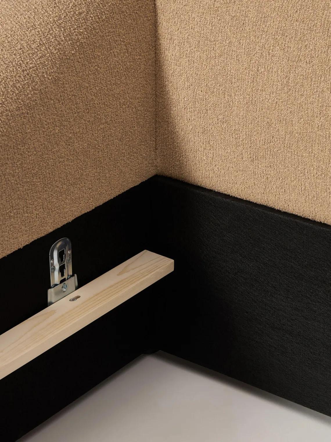 Westwing Collection Cama tapizada en tejido bouclé Sofia