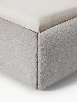 Westwing Collection Cama tapizada en tejido bouclé Sofia