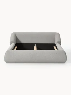 Westwing Collection Cama tapizada en tejido bouclé Sofia