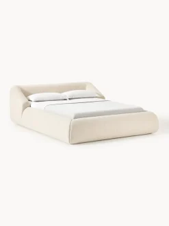 Westwing Collection Cama tapizada en tejido bouclé Sofia