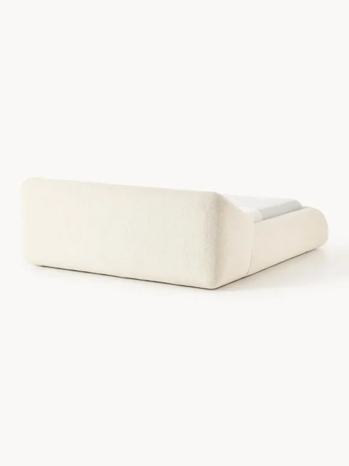 Westwing Collection Cama tapizada en tejido bouclé Sofia
