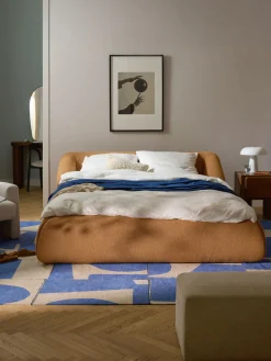 Westwing Collection Cama tapizada en tejido bouclé Sofia^ Camas Tapizadas|Camas