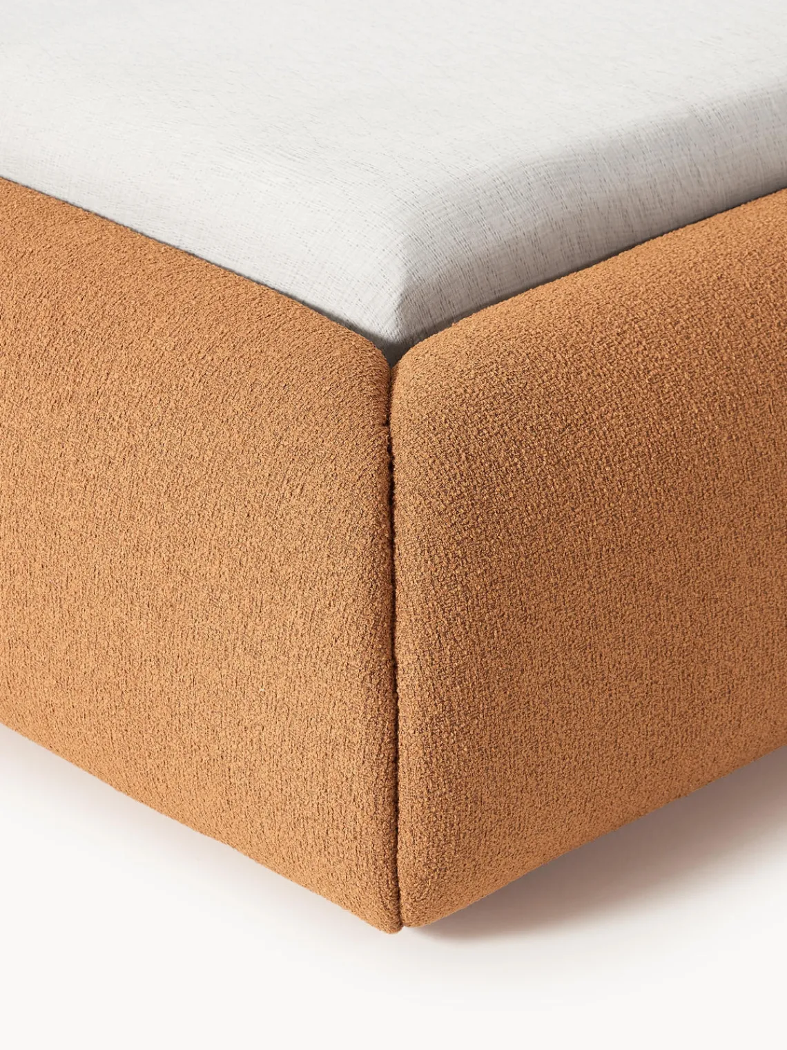 Westwing Collection Cama tapizada en tejido bouclé Sofia^ Camas Tapizadas|Camas