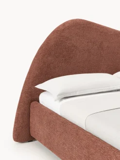 Westwing Collection Cama tapizada en tejido bouclé Gary^ Camas Tapizadas|Camas