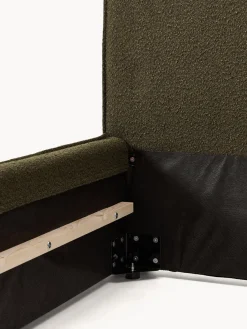 Westwing Collection Cama tapizada en tejido bouclé Dream