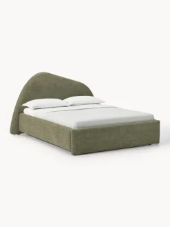 Westwing Collection Cama tapizada en tejido bouclé Gary^ Camas Tapizadas|Camas