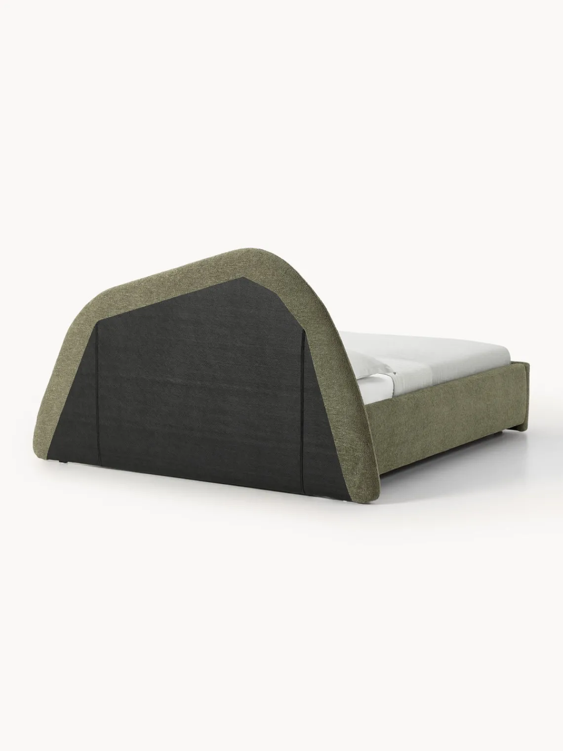Westwing Collection Cama tapizada en tejido bouclé Gary^ Camas Tapizadas|Camas