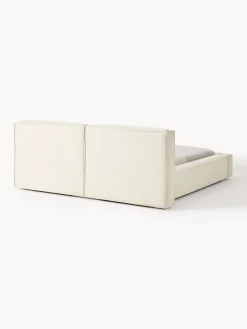 Westwing Collection Cama tapizada Lennon, con espacio de almacenamiento