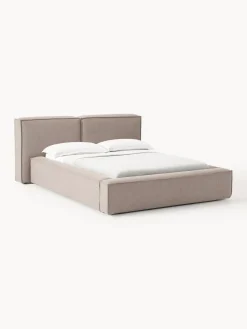 Westwing Collection Cama tapizada Lennon, con espacio de almacenamiento