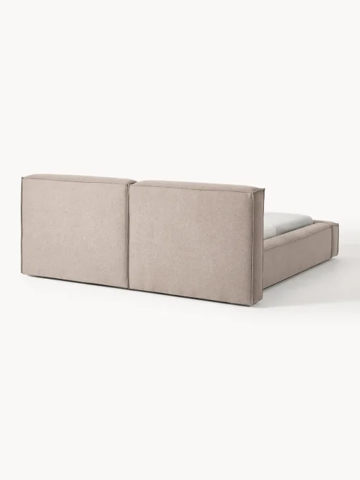Westwing Collection Cama tapizada Lennon, con espacio de almacenamiento