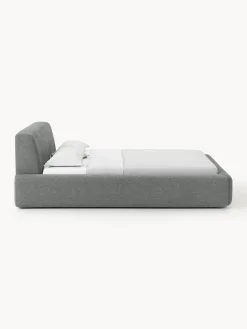 Westwing Collection Cama tapizada Melva, con espacio de almacenamiento