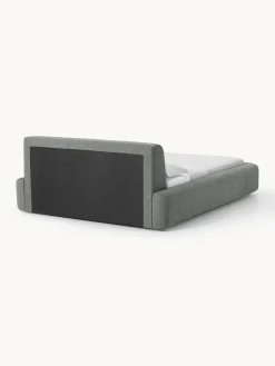Westwing Collection Cama tapizada Melva, con espacio de almacenamiento