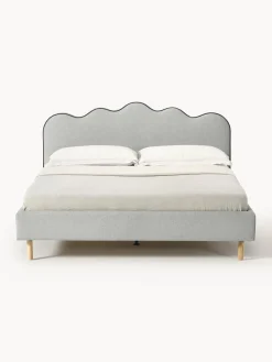 Westwing Collection Cama tapizada Romy, con cabecero^ Camas Tapizadas