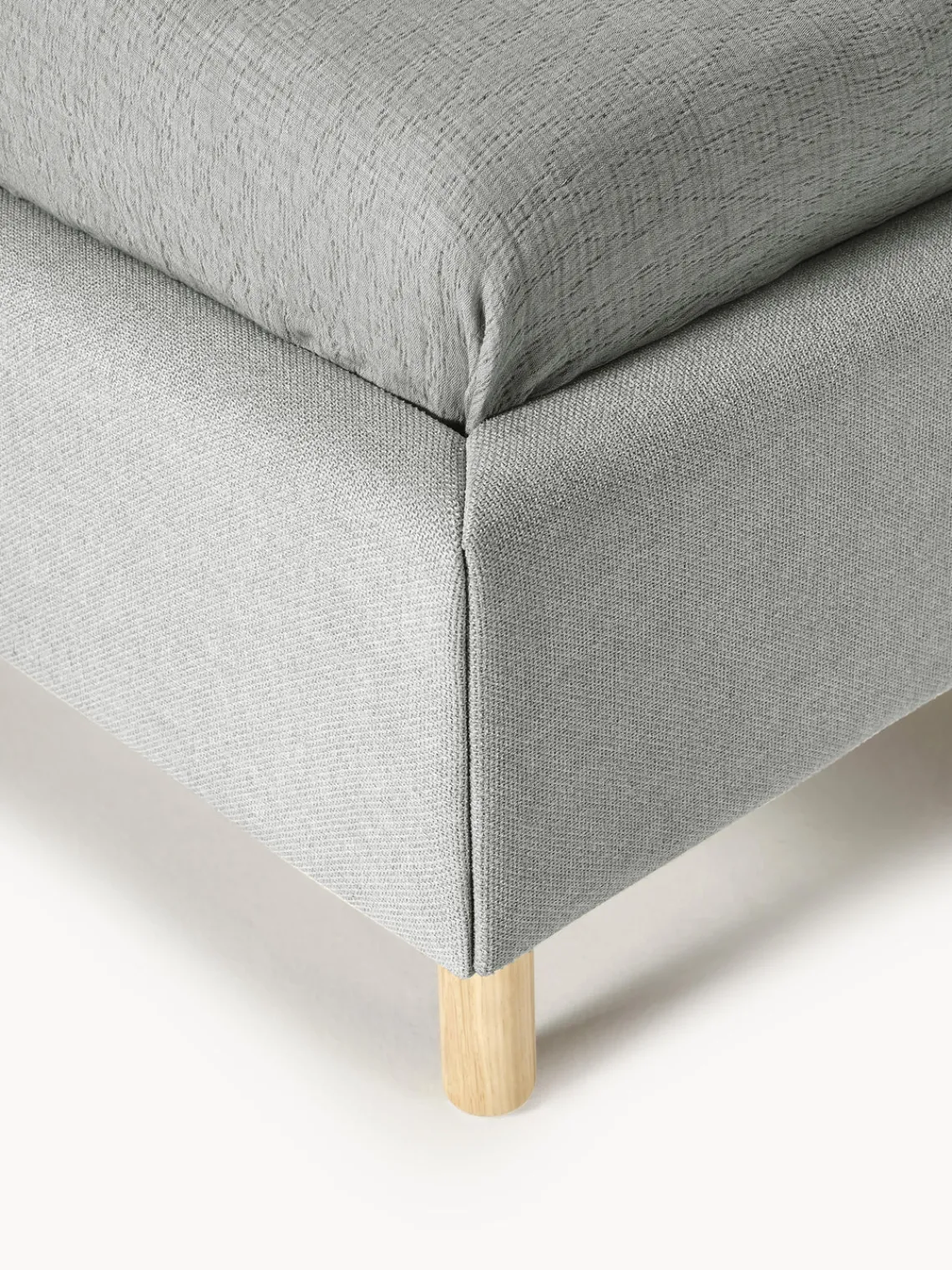 Westwing Collection Cama tapizada Romy, con cabecero^ Camas Tapizadas