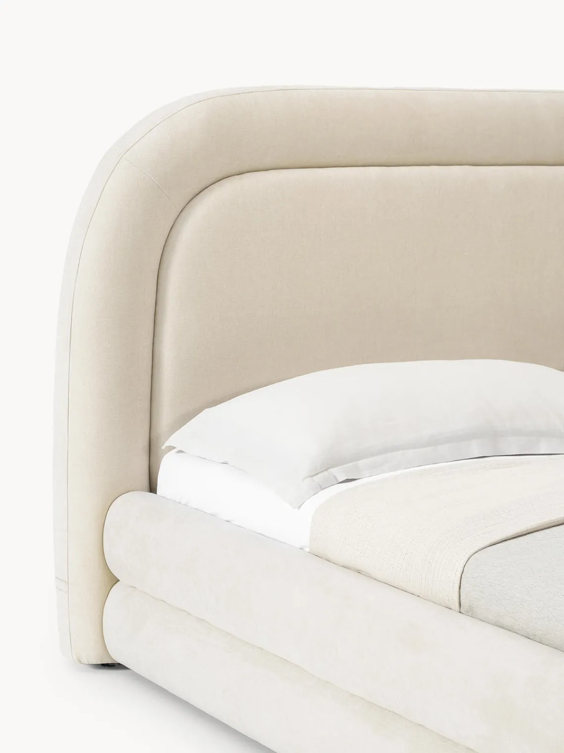 Westwing Collection Cama tapizada Solomon