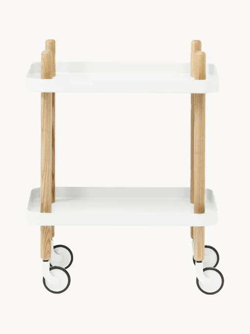 Normann Copenhagen Camarera de metal Block^ Mesas Camareras