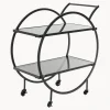 Kare Design Camarera Loft, estantes de vidrio^ Mesas Camareras