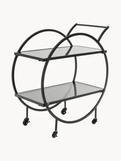 Kare Design Camarera Loft, estantes de vidrio^ Mesas Camareras